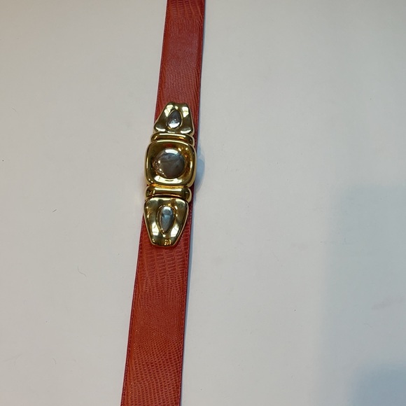 BELTO genuine leather belt M L - Picture 2 of 5